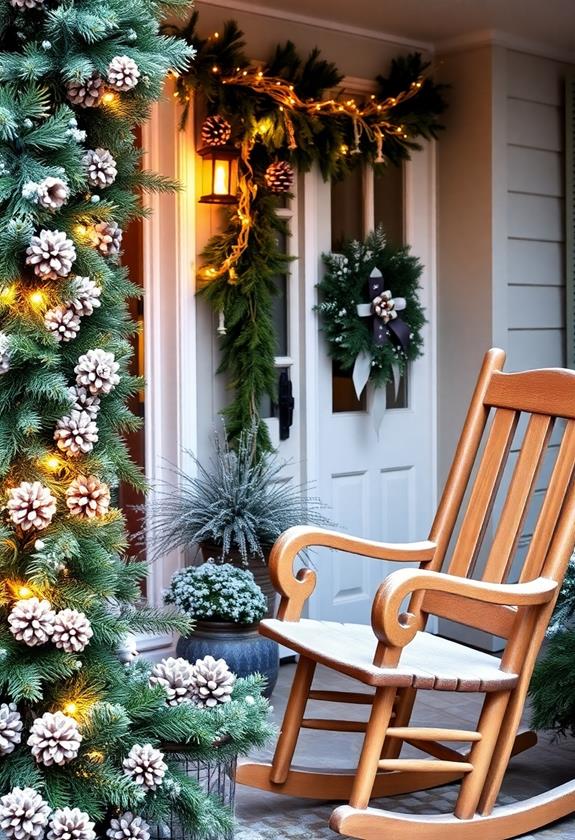 frosted pinecone intricate features