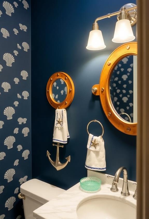 sailors waves anchors adventure