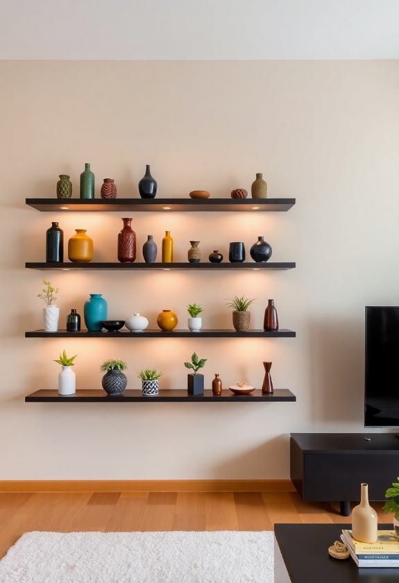stylish wall mounted storage