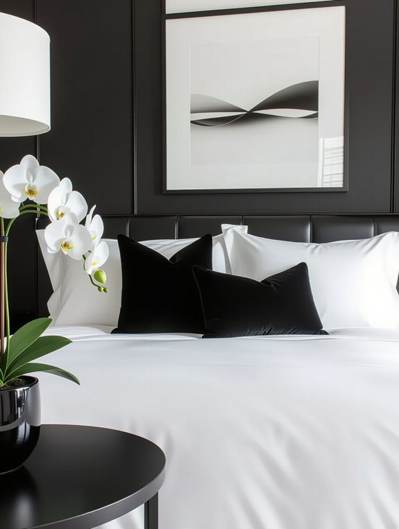 black and white decor tips