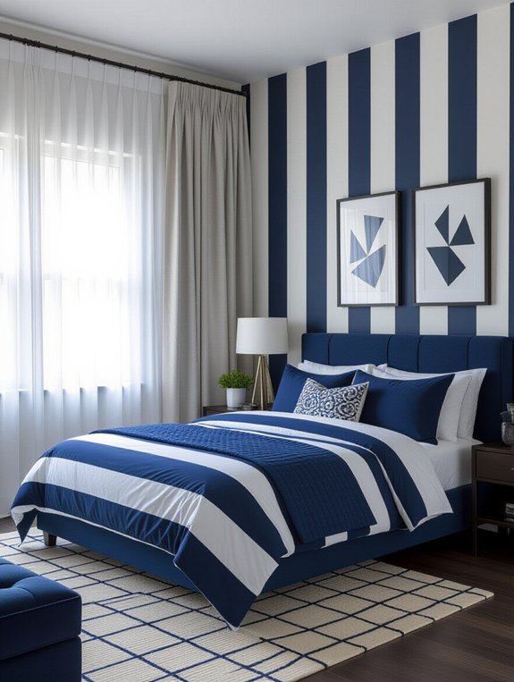 bold stripes transform spaces