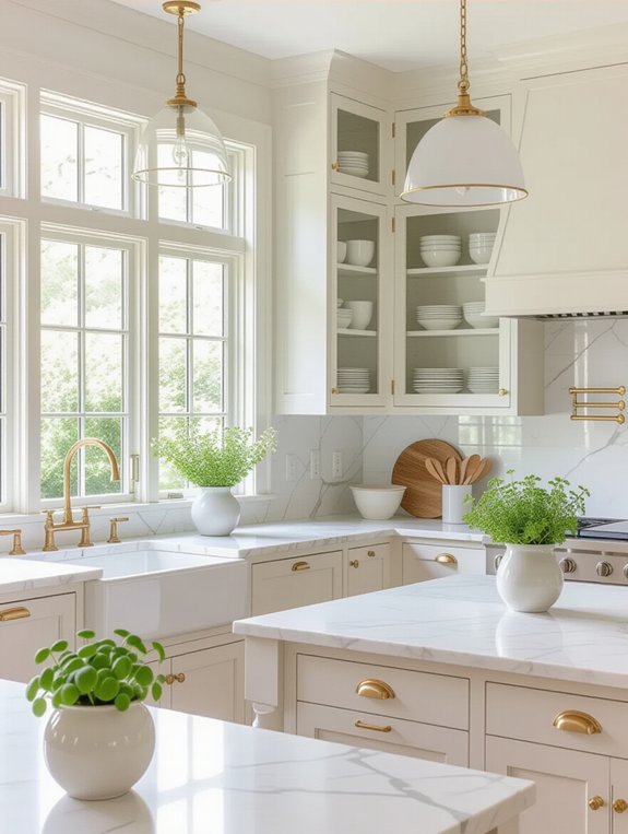 bright and spacious kitchen design