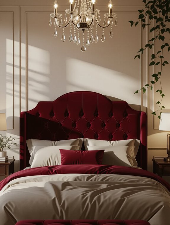 burgundy warmth and comfort