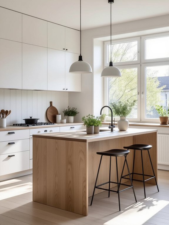 calm functional minimalist kitchen