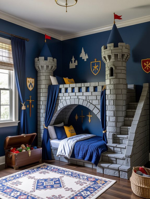 castle fortress bedroom ideas