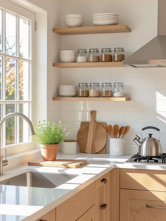 clutter free minimalist kitchen tips