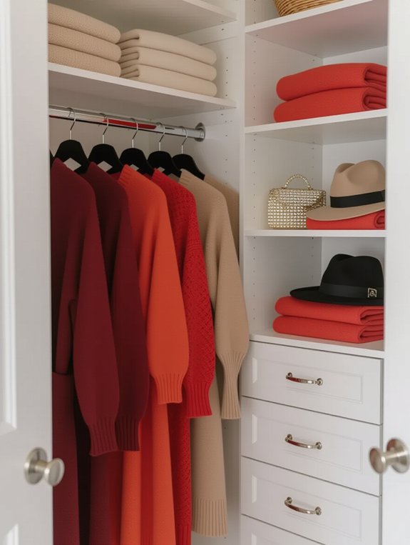 color coded closet organization tips