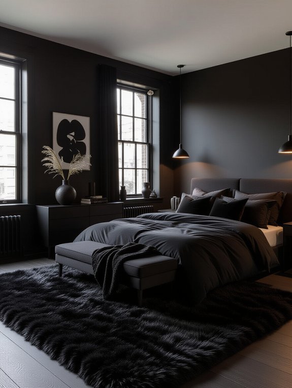 cozy black rugs benefits