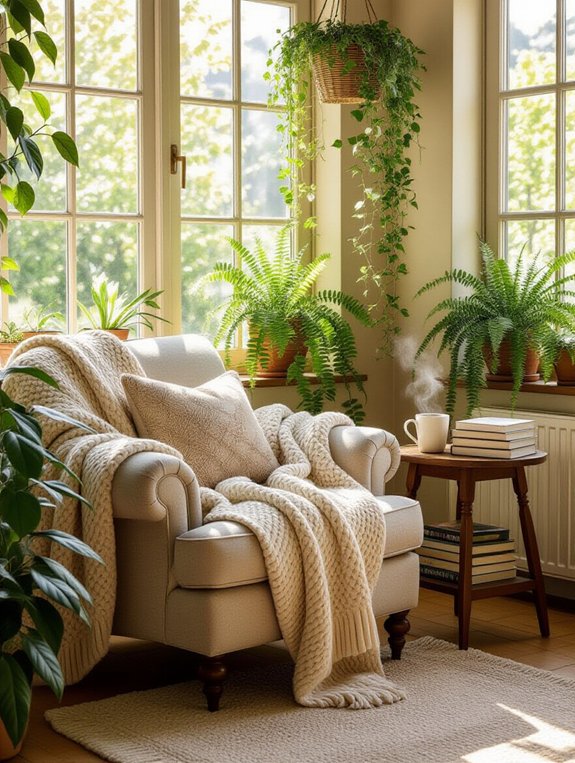 cozy corner reading retreat