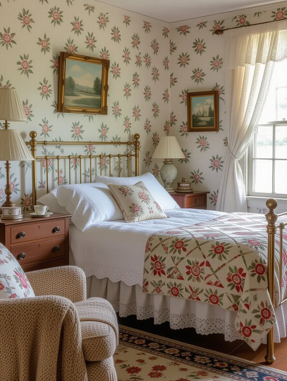 cozy floral rustic retreat