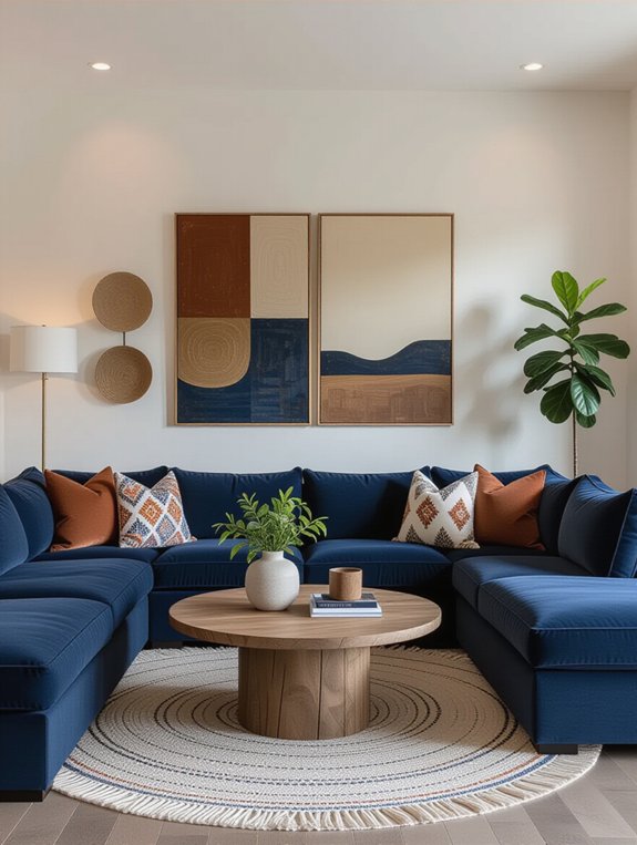 cozy inviting conversation layout