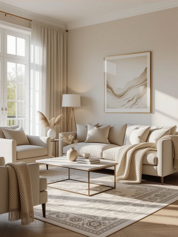 cozy layered soft lighting