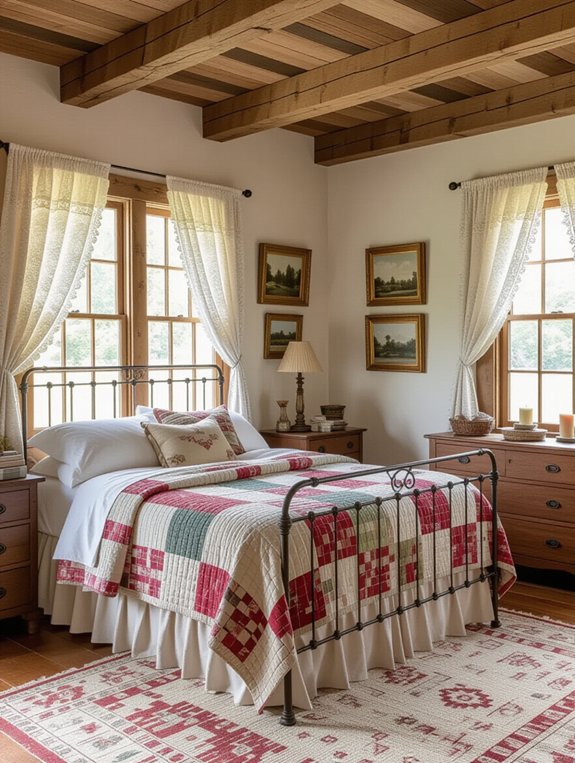 cozy rustic lodge ambiance