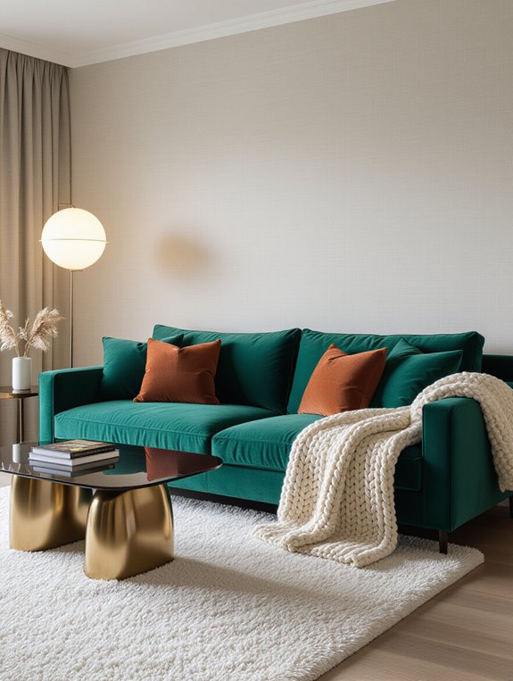 cozy textured fabric elements