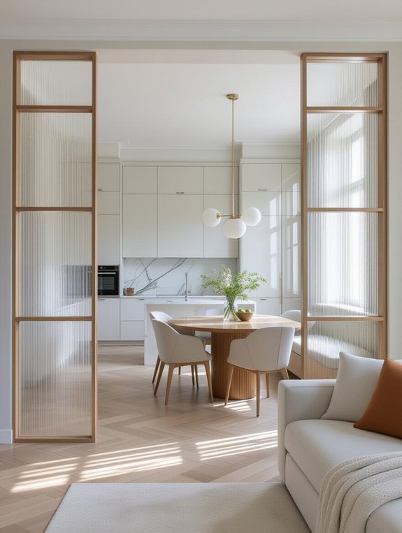 creative kitchen space dividers