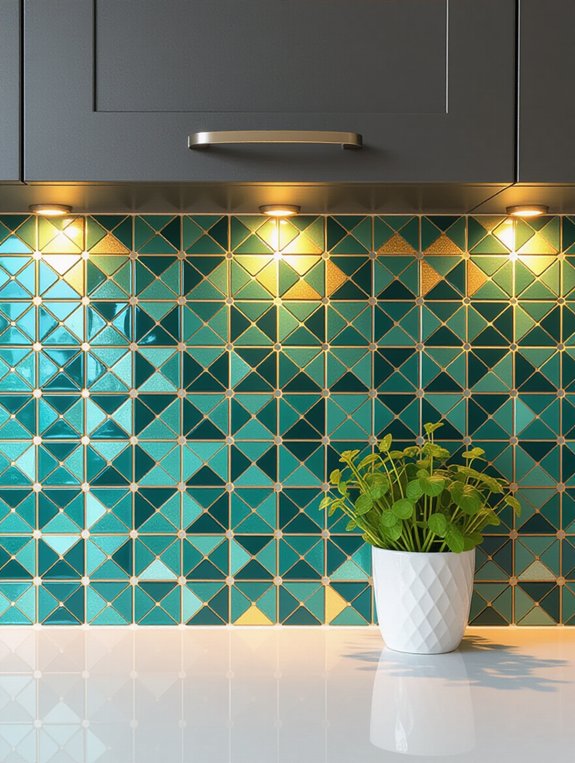 customizable peel and stick tiles