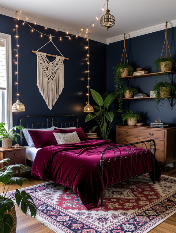eclectic jewel toned sanctuary