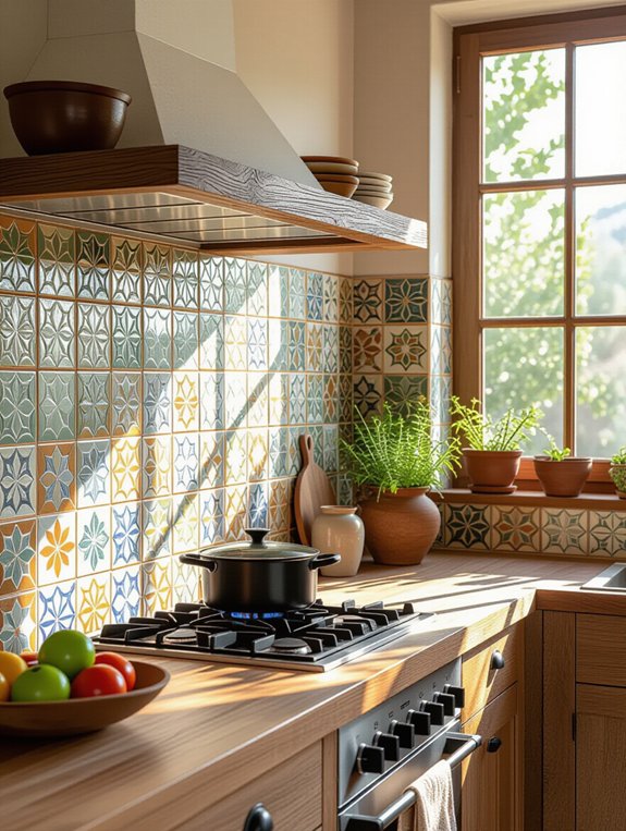 eco friendly recycled kitchen tiles