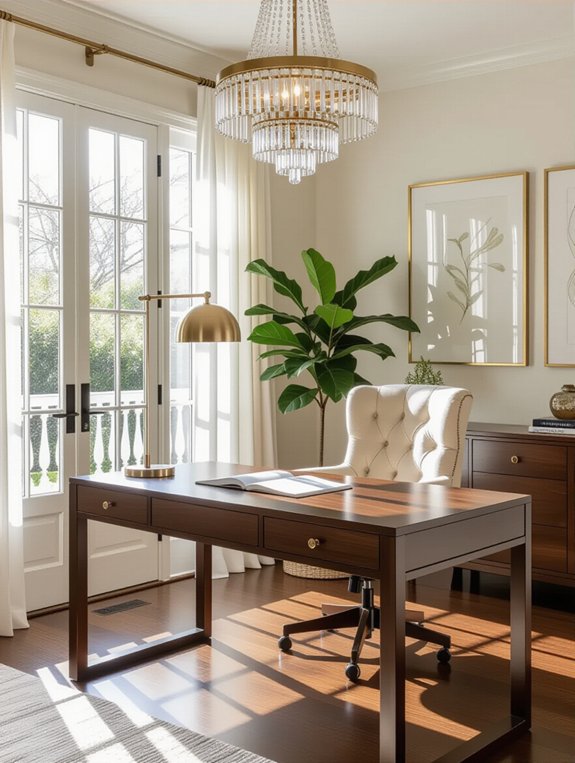 elegant lighting enhances ambiance