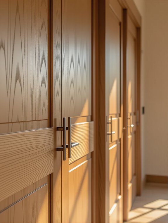 elegant minimalist door design