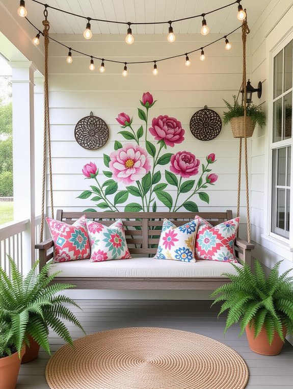 elevate porch with art