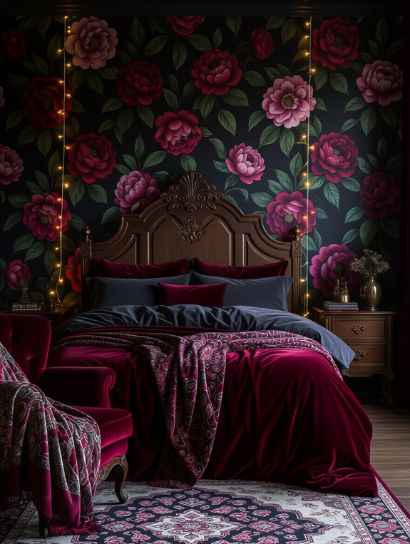 enchanting dark floral designs
