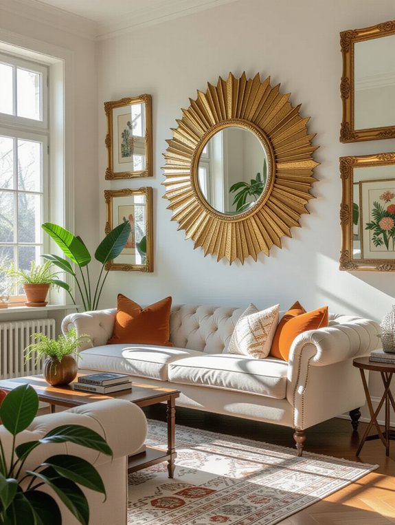 enhance space with mirrors