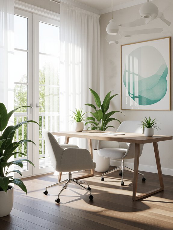 enhance workspace with sunlight