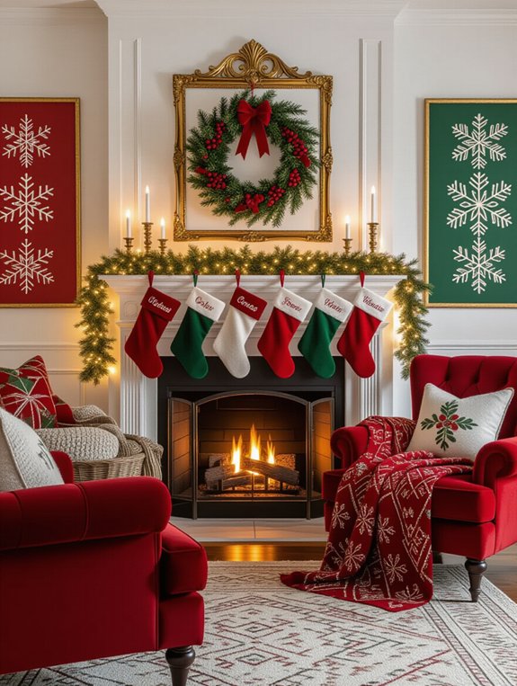 festive wall art ideas