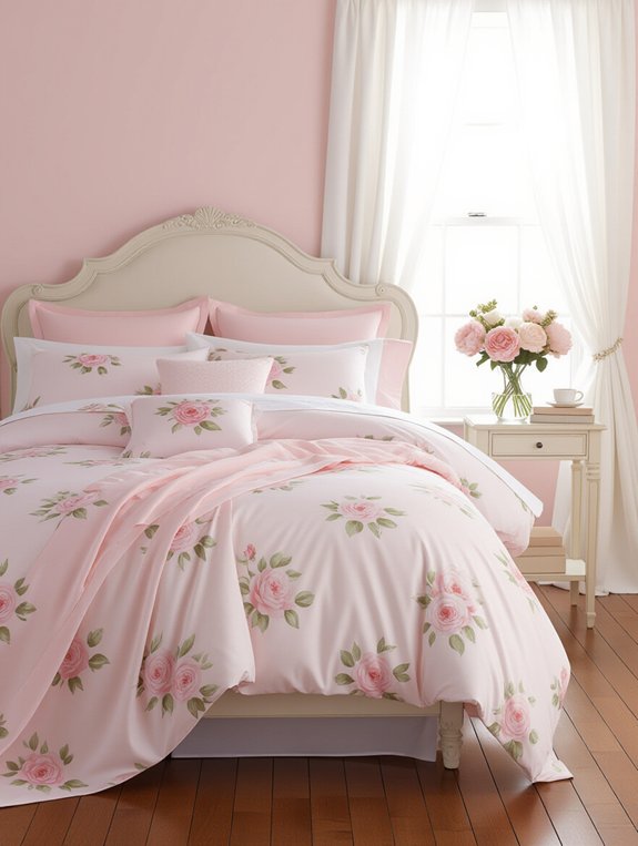 floral pink bedding styles