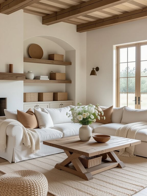 functional farmhouse storage solutions