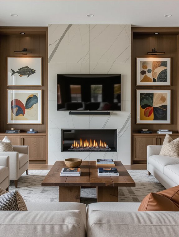 gallery wall tv integration