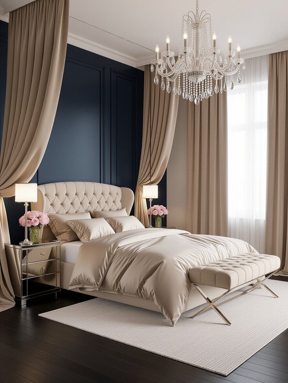 glamorous bedroom design essentials