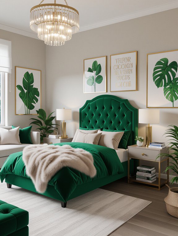 glamorous dorm room decor