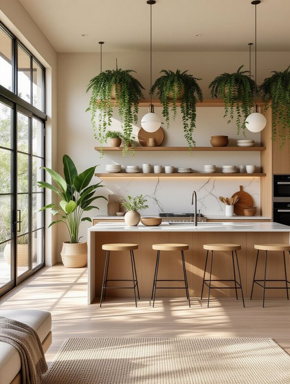 indoor plants enhance tranquility