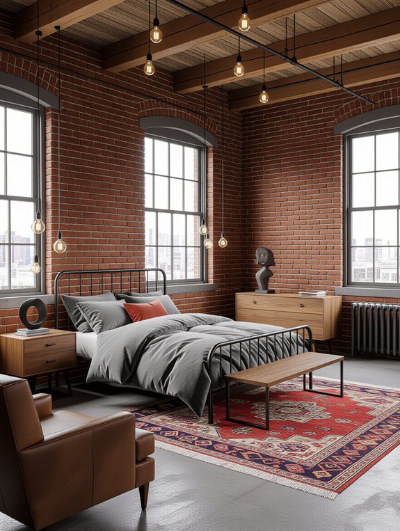 industrial modern bedroom design