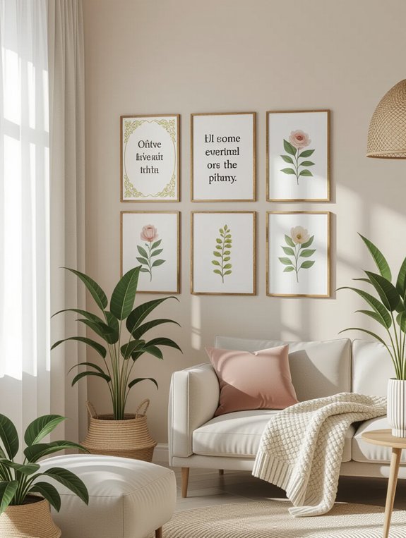 inspirational quote wall art