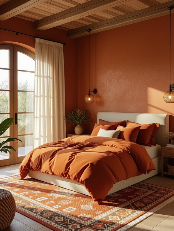 inviting warm earthy decor