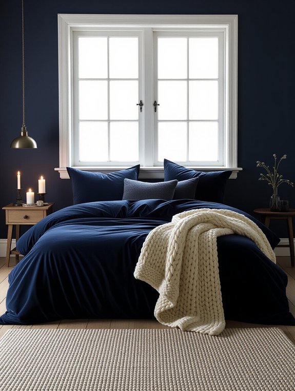 layered dark texture decor