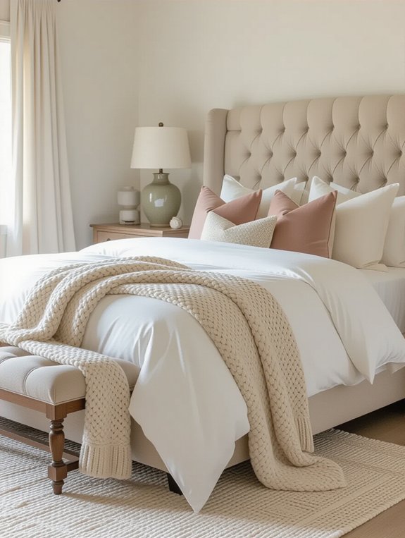 layered textures enhance comfort