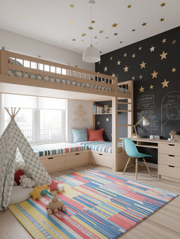 loft beds maximize room space