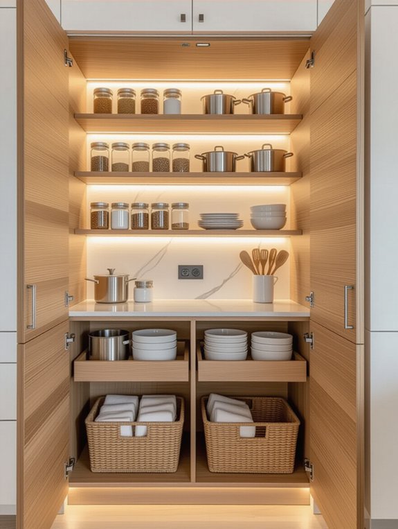 maximize cabinet door storage