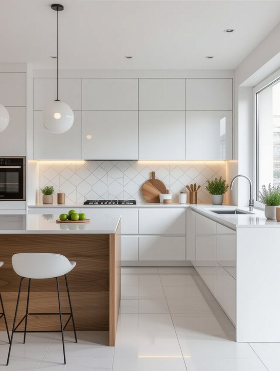 maximize minimalist kitchen storage