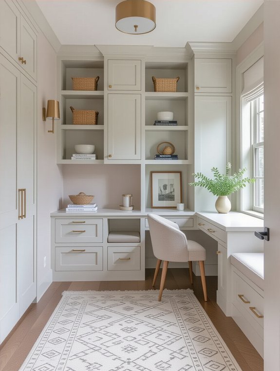 maximize space with cabinetry