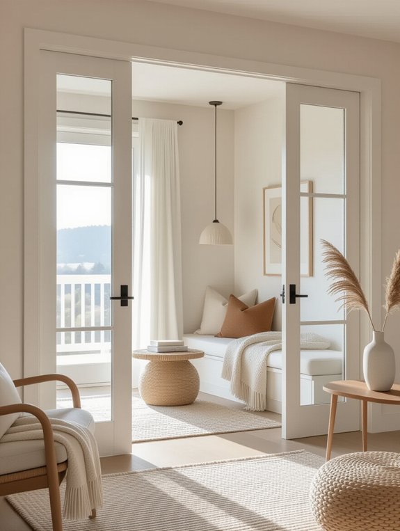 maximize space with pocket doors