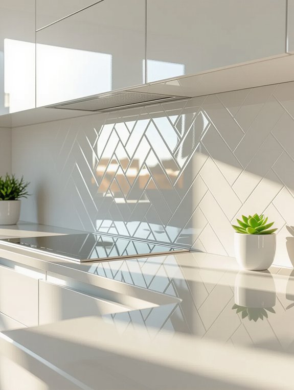 minimalist kitchen backsplash options