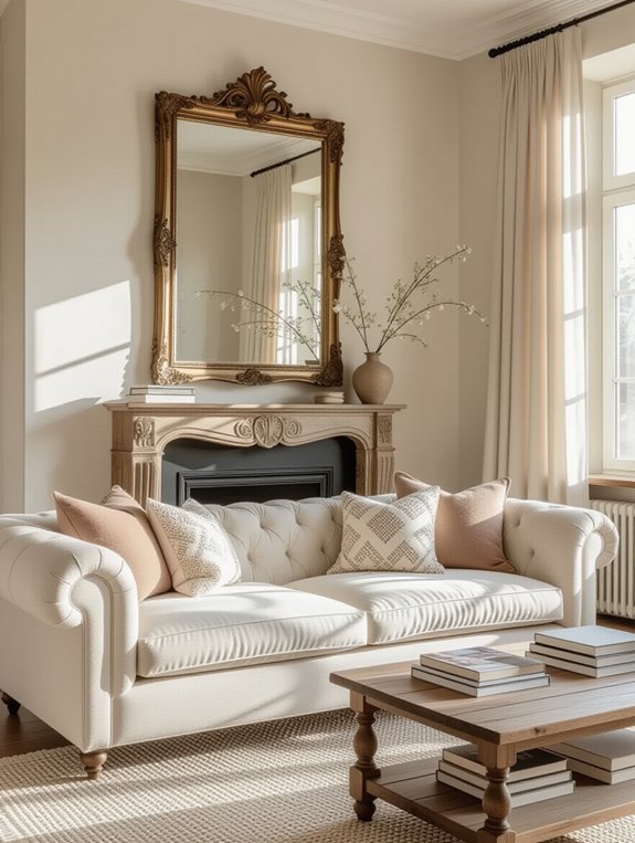 mirrors enhance small spaces