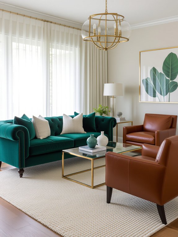 mixing textures for depth