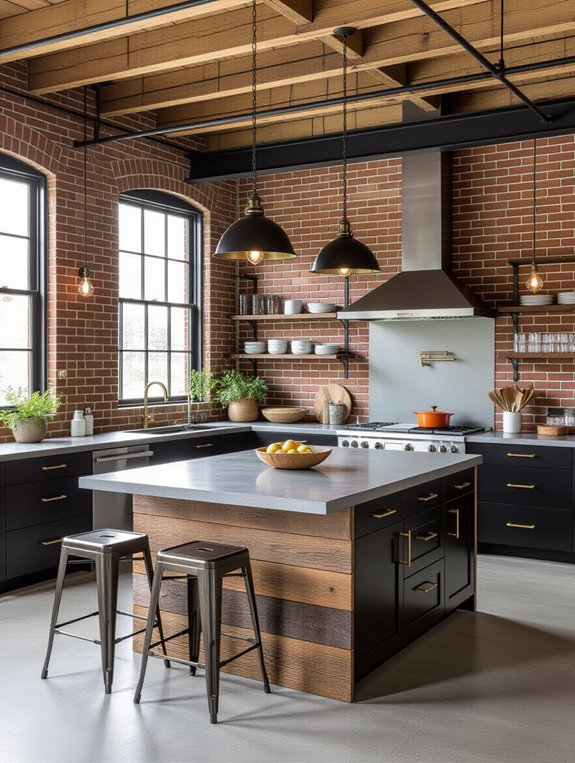 modern rustic kitchen design