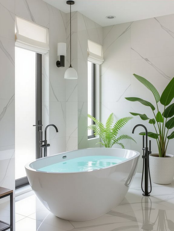 monochromatic bathroom sophistication defined